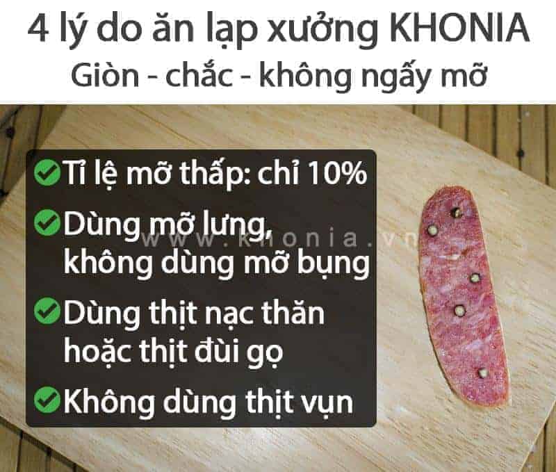 Lạp Xưởng Tươi (Ít Mỡ, Nhiều Nạc) - Ảnh 4