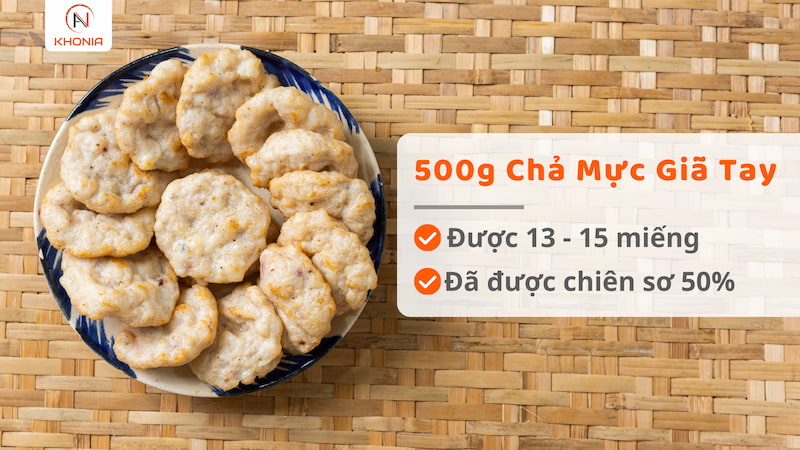 Chả Mực Giã Tay (Gói 500gr) - Ảnh 9